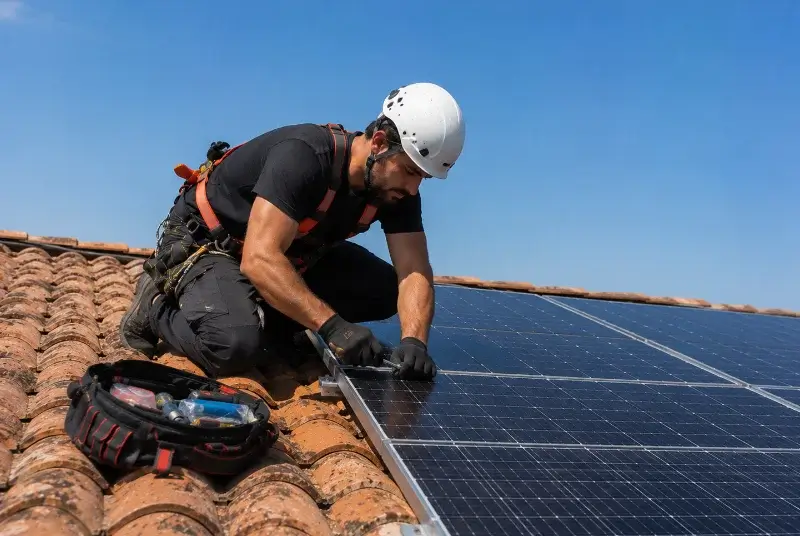 Maintenance et monitoring de panneaux solaires à Laval-d'Aix