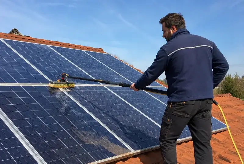 Nettoyage et entretien de panneaux solaires à Laval-d'Aix